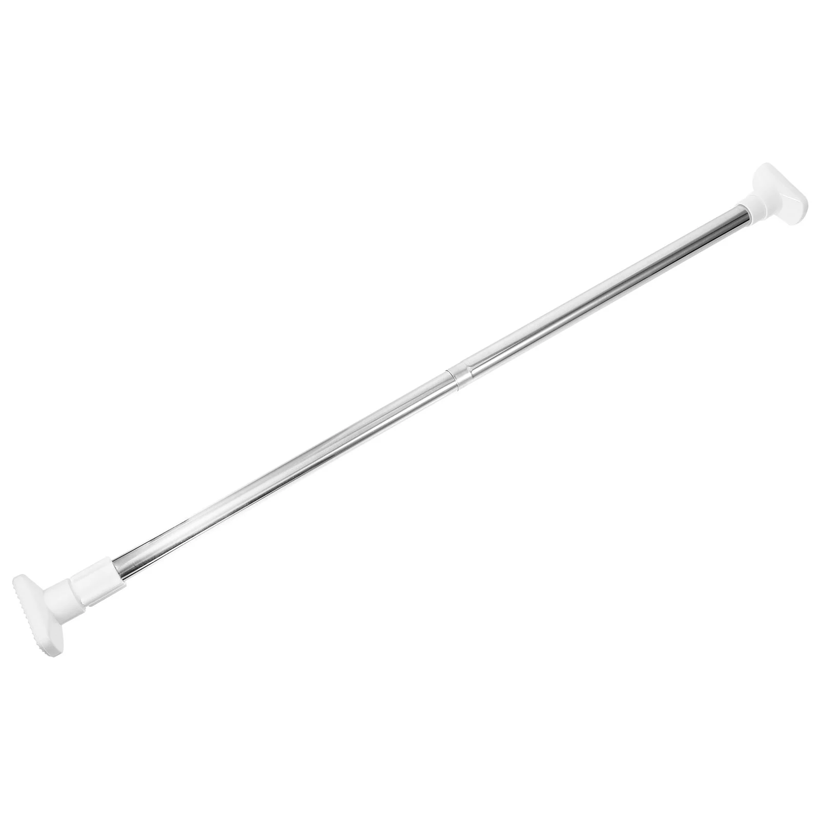 Elastic Telescopic Rod Hole-free Curtain Shower Tension Rods Stainless Steel Practical Retractable