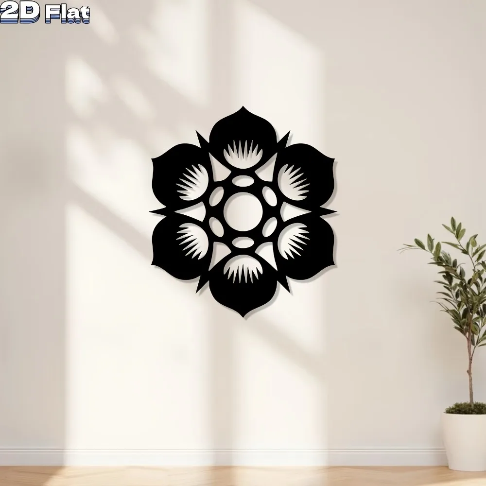 CIFBUY Iron Wall Art Waterproof Metal Decor Durable Hanging Ornament for Living Room Bedroom Hallway Home