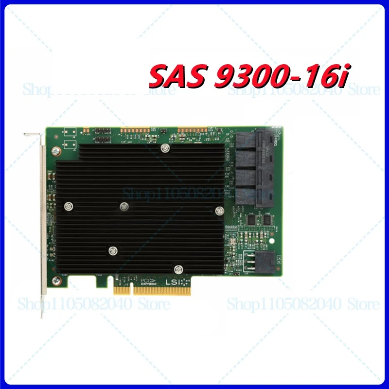 

SAS 9300-16I 12GB/S HBA BUS ADAPTER CARD IT Mode+4*SFF-8643 SATA Cable