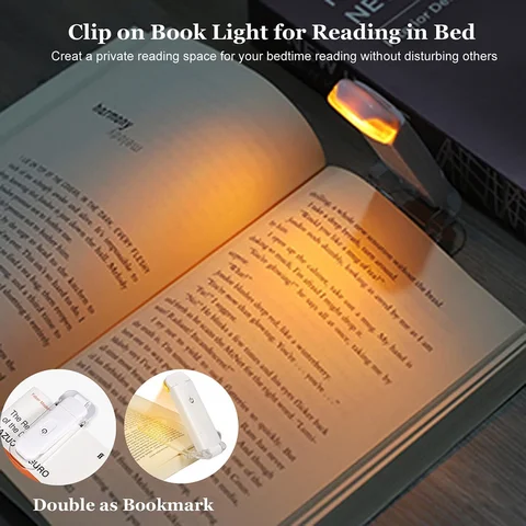 Pzsunly Портативная USB Подсветка для Книг - Яркая и Удобная — фото устройства