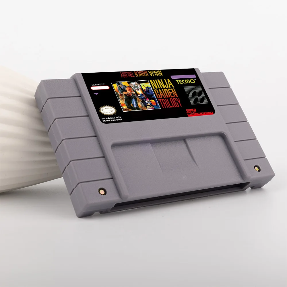 Ninja Gaiden Trilogy Retro Game for Super Nintendo for SNES 16 Bit NTSC USA