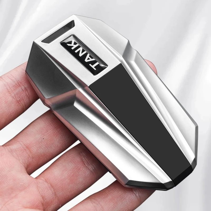 Zinc Alloy Car Key Case for Great Wall GWM WEY TANK 300 Tank400 Tank500 Tank700 Cover Bag Shell Keychain Holder Accessories