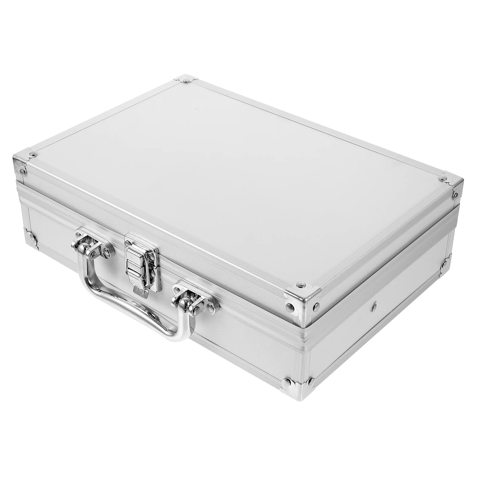 Instrument Storage Box Briefcase Hard Locking Briefcases for Aluminum Alloy Metal Man