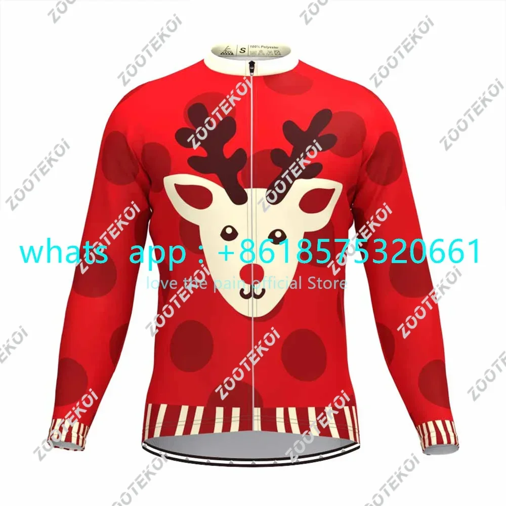 

Christmas gifts Men Winter Cycling Jersey Thermal Fleece Cycling Jersey Hot Warm Bicycle Clothing MTB Road Bike Jackets 2025
