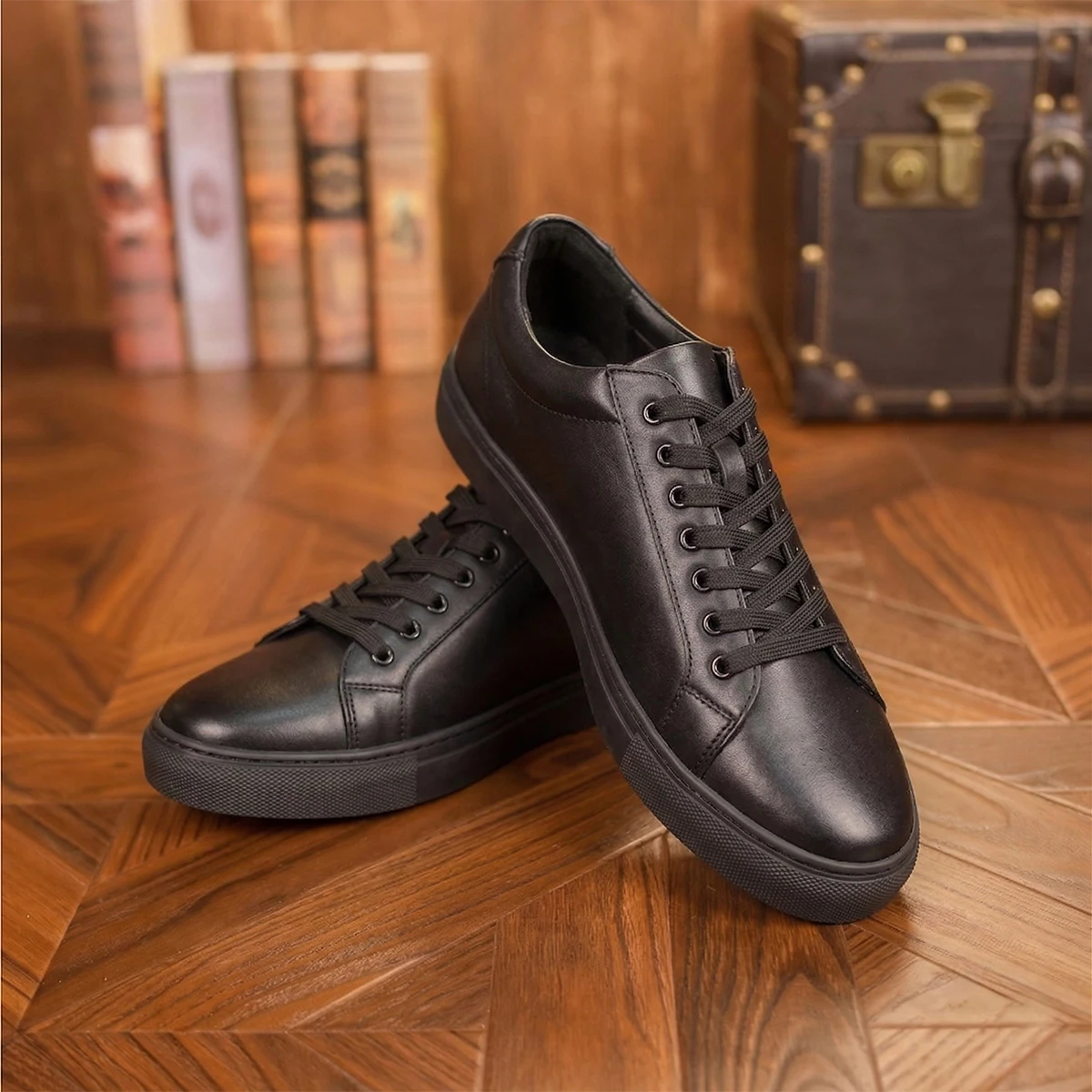 

Модные удобные кожаные кеды на платформе, дизайнерские белые туфли на шнуровке для прогулок и бизнеса, уличный стиль