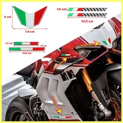 3D Resin Motor Front Fairing Decals Italy Sticker Case for Ducati 959 1199 1299 PANIGALE V4 S R SUPERSPORT Motorcycle Stickers