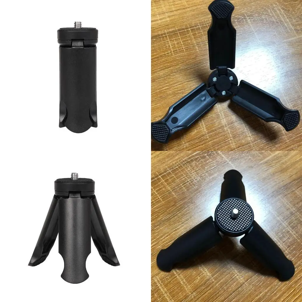 

Y1UD Mini Tripods Desktop Tabletops Stand Small Tripods with 1/4" Screw 6.5cm Height Fitting for Digital Camera Mobile Phones