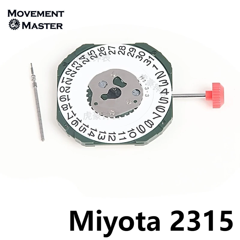 Часы, новинка, кварцевый механизм Miyota 2315, мужской механизм Shi Ying с тремя стрелками.