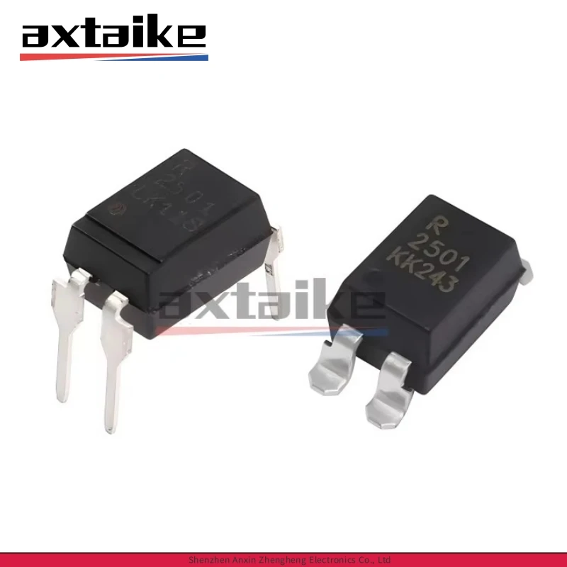 

50PCS PS2501 R2501 PS2501 2501 PS2501L-1-F3 DIP SMD SOP 4Pin High Isolation Voltagesingle Transistor Typemulti Photocoupler IC