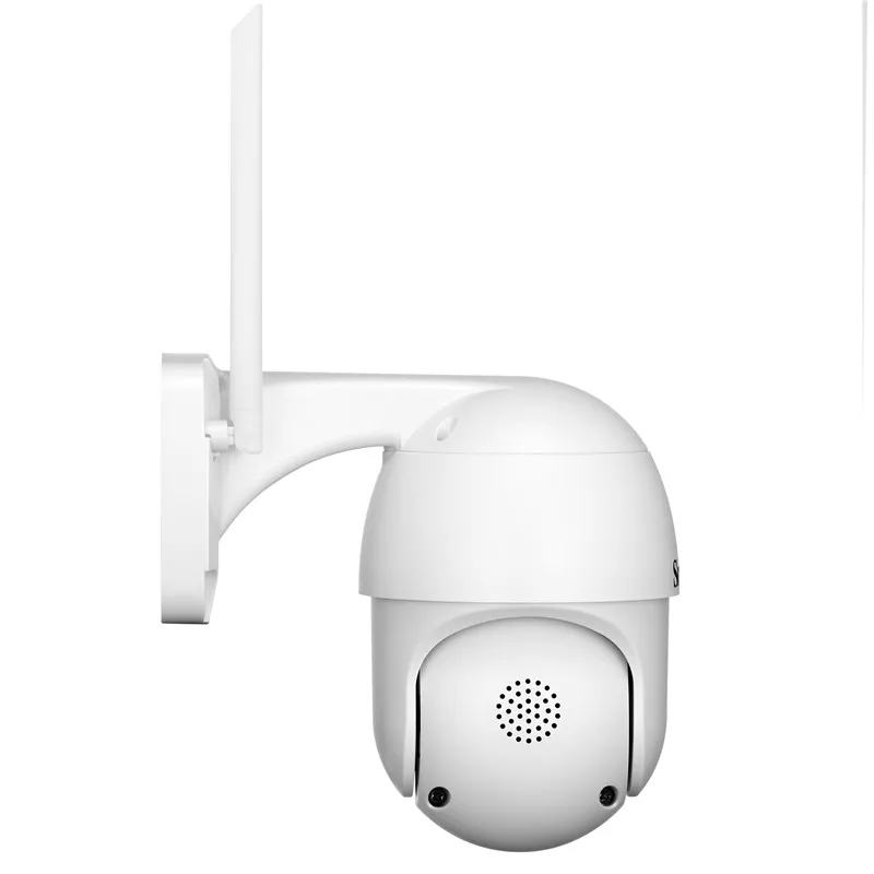 QZT-cámara IP PTZ para exteriores, videocámara de seguridad CCTV con visión nocturna de 360 °, WIFI, impermeable, SriHome