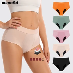 Women Menstrual Period Panties 4 Layer Bamboo Menstrual Panties Overnight Absorbent Period Underwear Culottes Menstruelles Femme