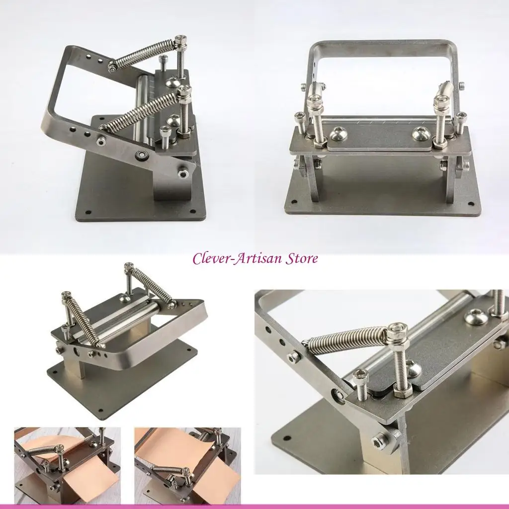 

E06B Manual Leather Peeling Machine Leather Paring Splitter Leather Thinning Skiver