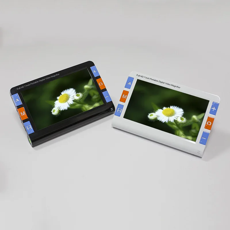 Small desktop autofocus electronic visual aid low vision reading magnifying glass