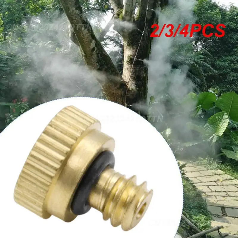 2/3/4PCS Brass High Quality Long-lasting Low Pressure Spray Atomizing Nozzle Humidifier High Performance Cooling Durable