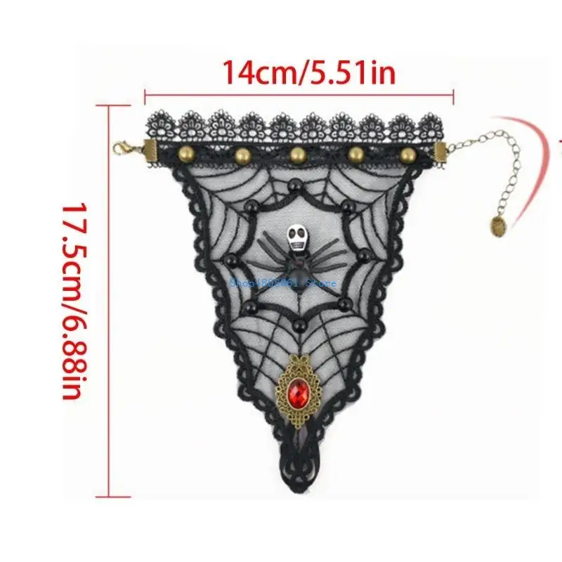 T3LC عروض المسرح القفازات القوطية قفازات صوفية الطرف مخيف الدعائم القفازات لملابس السهرة النسائية