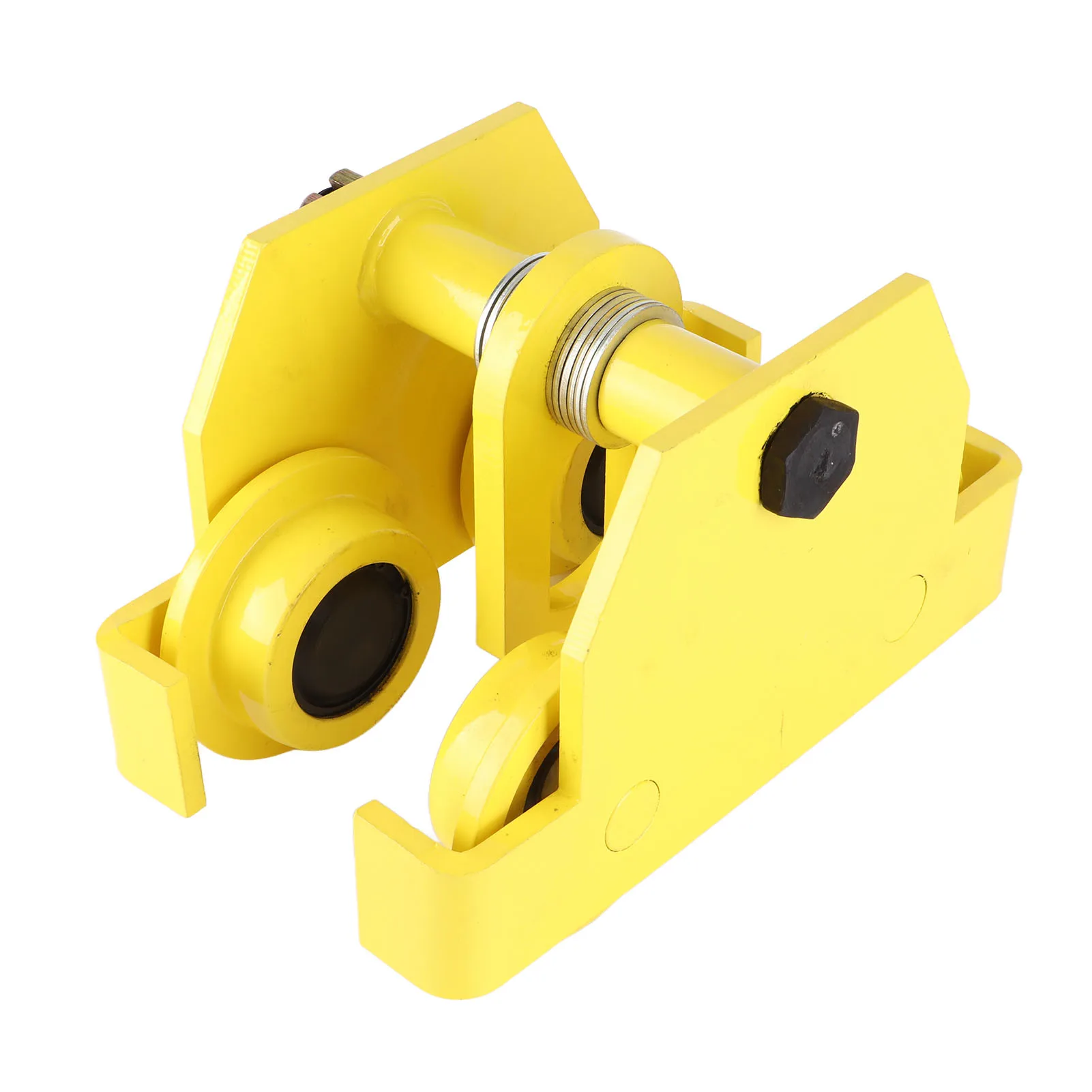 Carrello manuale con capacità di 3 tonnellate Carrello a cingolo singolo con fascio I in acciaio resistente per sollevamento gru Carrello di sollevamento gru