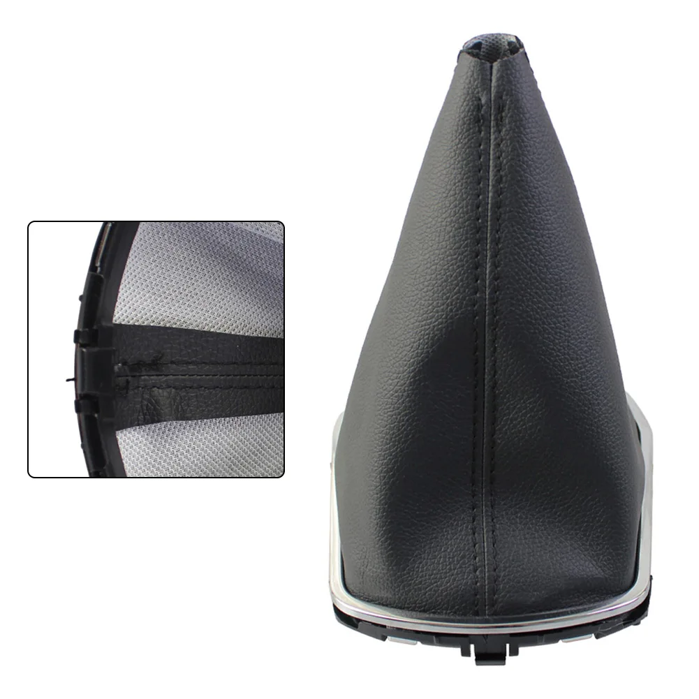 Car Pu Leather Gear Gaiter Gaitor Shift Collar Boot Dust Cover For Chevrolet For Cruze 2018-2023 Gear Shift Cover Interior