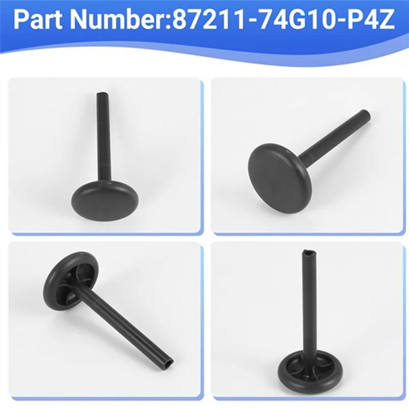 ลูกบิดที่นั่งด้านหลัง 87211-74G10-P4Z ที่นั่งความปลอดภัยลูกบิดที่นั่งด้านหลัง KNOB Forsuzuki Jimny รถอุปกรณ์เสริม 2Pcs-A08Q