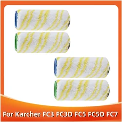 For Karcher FC3 FC3D FC5 FC5D FC7 Replacement Brush Roller Microfiber Floor Roller Washable Low Noise Easy To Use Rotation