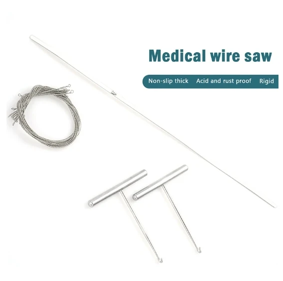 

Orthopedic Instruments Wire Saw Handles Medical Wire Saw Blade Wire Saw Guide Neurosurgery Craniotomy Line Wire Saw Hook