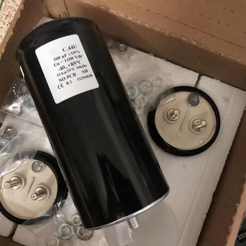 

1 шт. AV C.44U 500 мкФ 1100 В 85X170 мм тонкопленочный конденсатор высокого напряжения с поддержкой постоянного тока