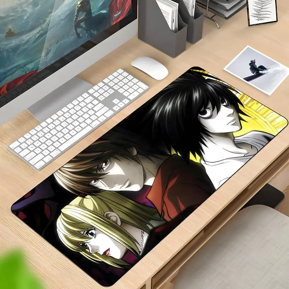 

Hot Anime Death Note Mouse Pad Rubber Antislip Keyboard Pad 40x90cm Mousepad Gaming Accessories XXL Office Computer Mat