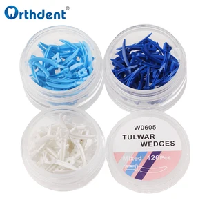 Einwegplastikfliesen mit Loch, Zahnarztprodukt, 120 pcs./s/m/l 10 Hauptverkäufe Cunha Dentistry - №5