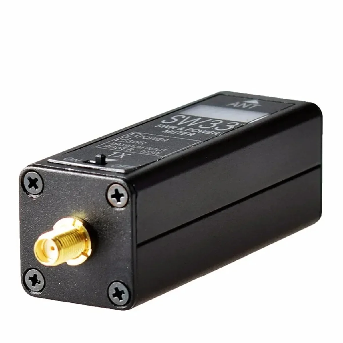 

Practical SW-33 Mini Power Tester and SWR Meter VHF UHF 125-525Mhz for Two Way Radio Antenna Dummy Load Digital Counter