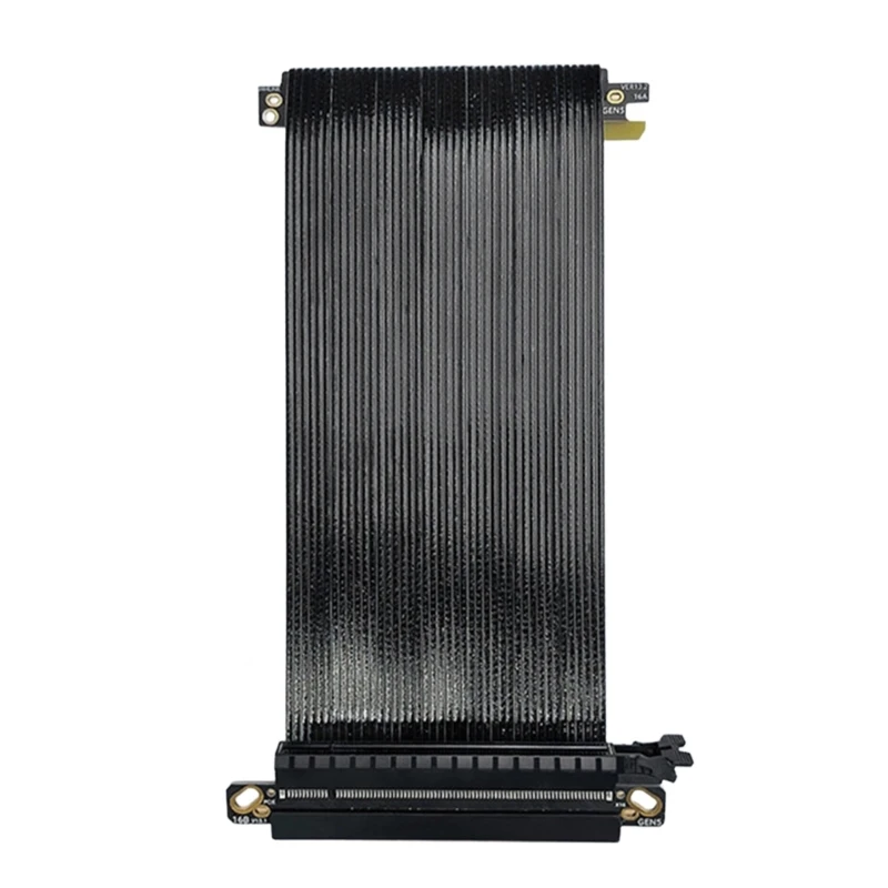 652F PCIE5.0 X16 Graphics Card Extension Cable Graphics Card Extension Cable Double Reverse Extender Cord For PC