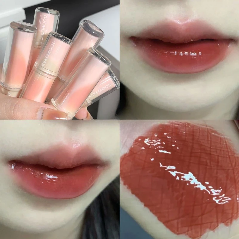 Mirror Gloss Moisturizing Lip Gloss Jelly Liquid Lipstick Waterproof Women Beauty Makeup Lip Hydrating Lipsticks Cosmetics