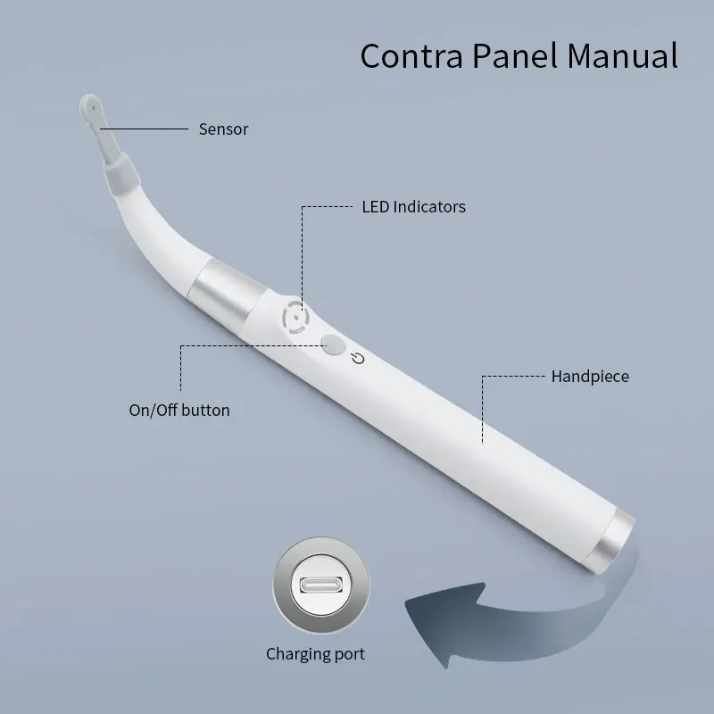 Dental Implant Locator Guide Motor 360 Rotatable Minimally Invasive Rapid Positioning Instrument