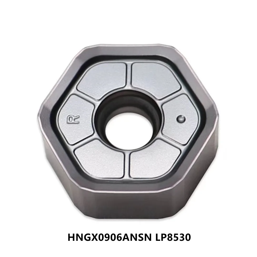 HNGX0906 di alta qualità 100% originale 10 pezzi lama di tornitura in metallo duro muslimate lama per fresatrice CNC fresa a 12 facce