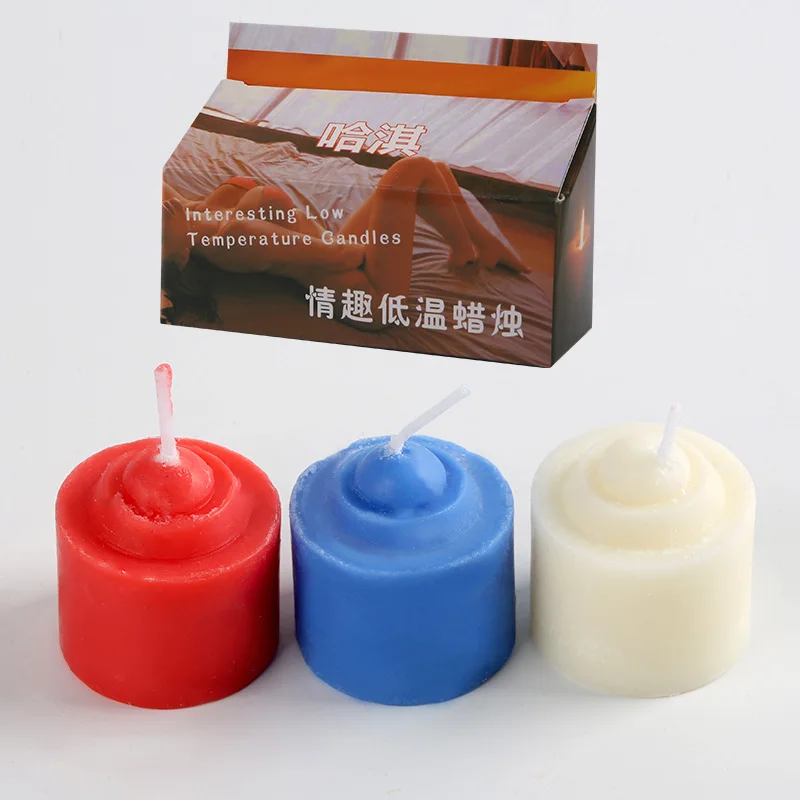 

Sexy Low Temperature Candles Alternative Game Three Candles Flirting Wax Drip Adult Supplies Sex Candles Sex Shop Massage Candle