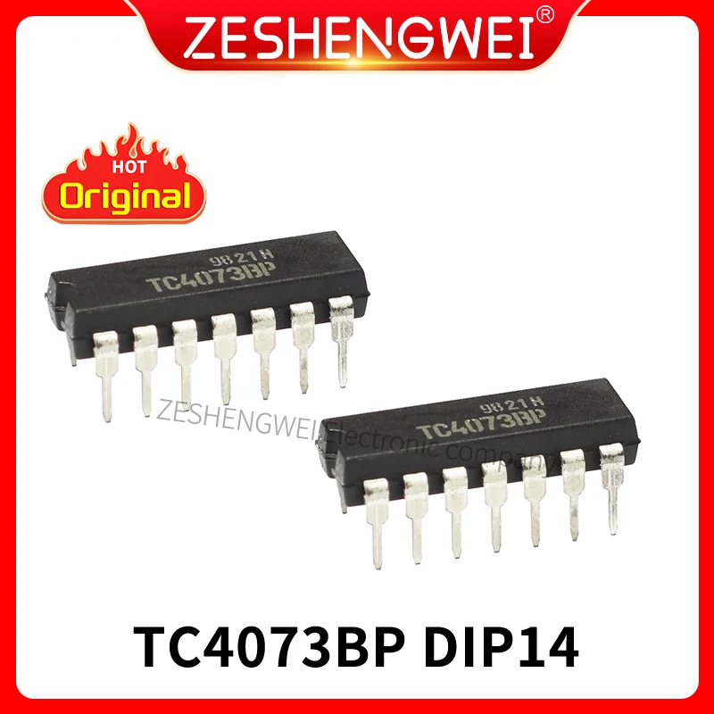 

5PCS New Original TC4073BP TC4073 DIP-14 Direct Plunge Integrated Circuit