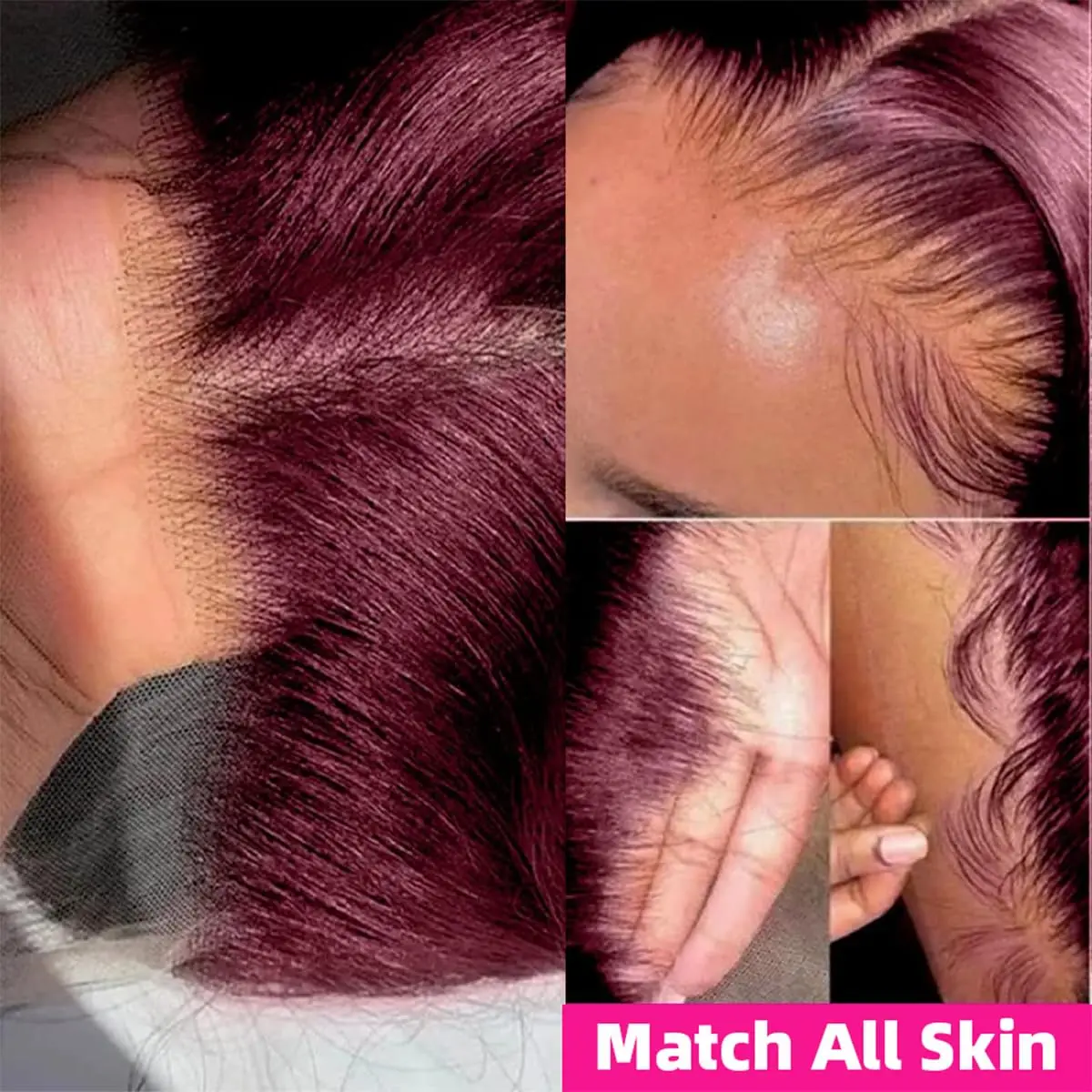 30 بوصة 99j بورجوندي الدانتيل الجبهة الباروكات شعر الإنسان شعر مستعار أحمر اللون 200 الكثافة 13x4 الجسم موجة الدانتيل الجبهة الباروكات قبل قطعها البرازيلي