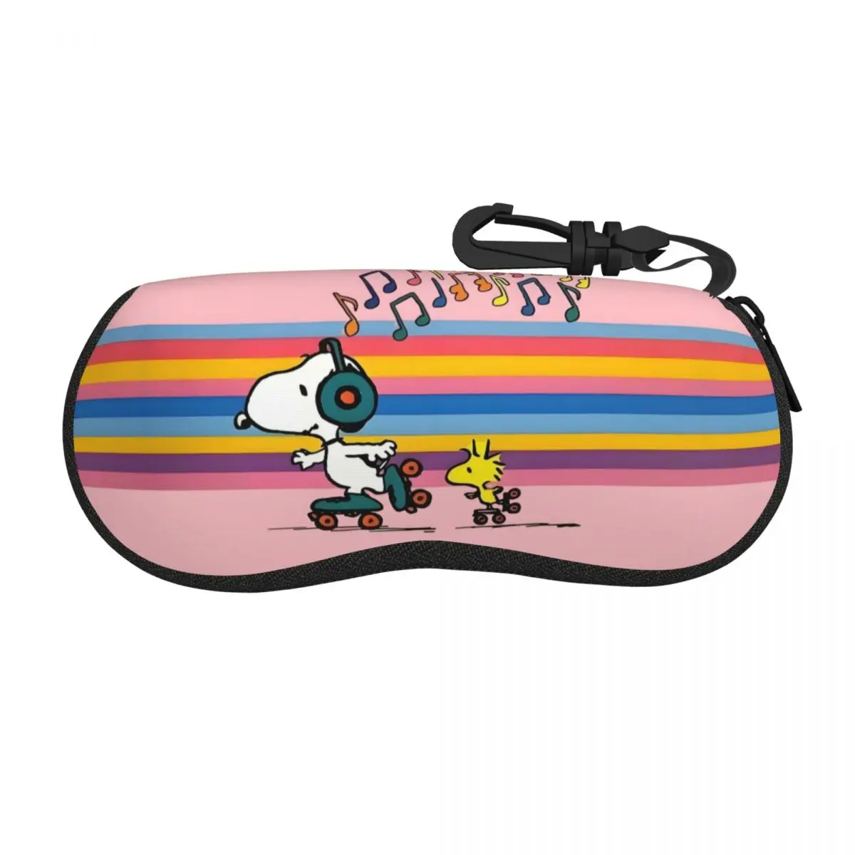 

Чехол для очков в стиле аниме Snoopy Kawaii на заказ, портативный чехол для очков с мультяшным комиксами и собакой, коробка для солнцезащитных очков