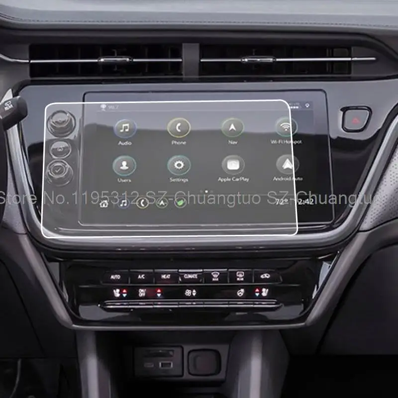 

Защита для экрана из закаленного стекла для Chevrolet BOLT EV-EUV 2022 2023 10,2 дюйма, автомобильная навигация GPS, сенсорные аксессуары для автомобильного интерьера