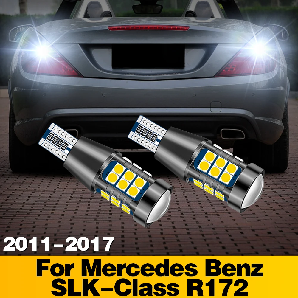 

2 Pcs T15 Signal-Lamp LED Bulb Car Reverse Light Tail Lamp Accessories For Mercedes Benz SLK-Class 2011-2013 2014 2015 2016 2017