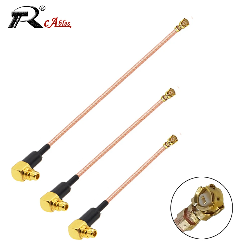 1PC RG178 Cable Pigtail MHF 1 Female U.FL MHF to MMCX Male / Female Adapter FPV Antenna Extension Cable RF Coaxial Jumper Cable