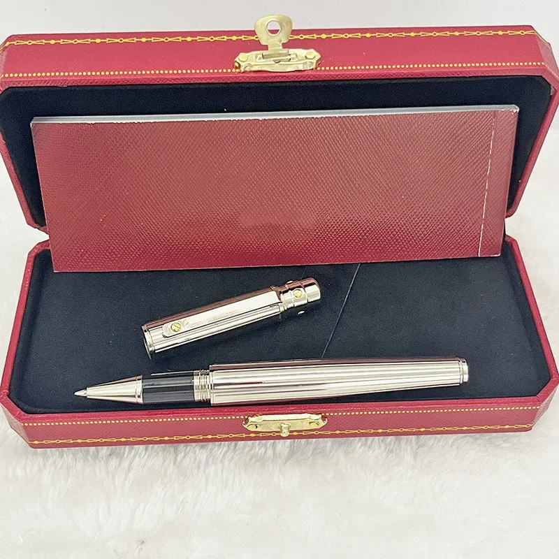 CT Classic Matte Metal Barrel Roller Ball Pen With Serial Number Writing Smooth Luxury Stationery