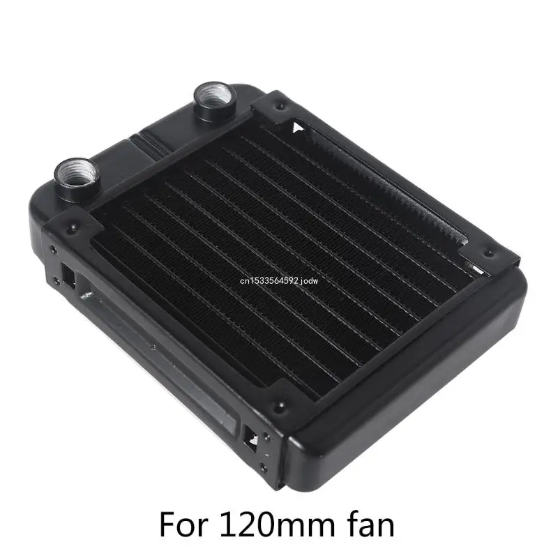 

120mm 10 Tube Computer Water Cooling Radiator G1/4 Female Thread Heat Dissipation for Computer PC CPU Water Cool System Dropship