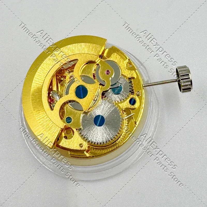 New 7120 Hollow Automatic Mechanical Movement 7120 Three Pin Gold Watch Mouvement Accessories