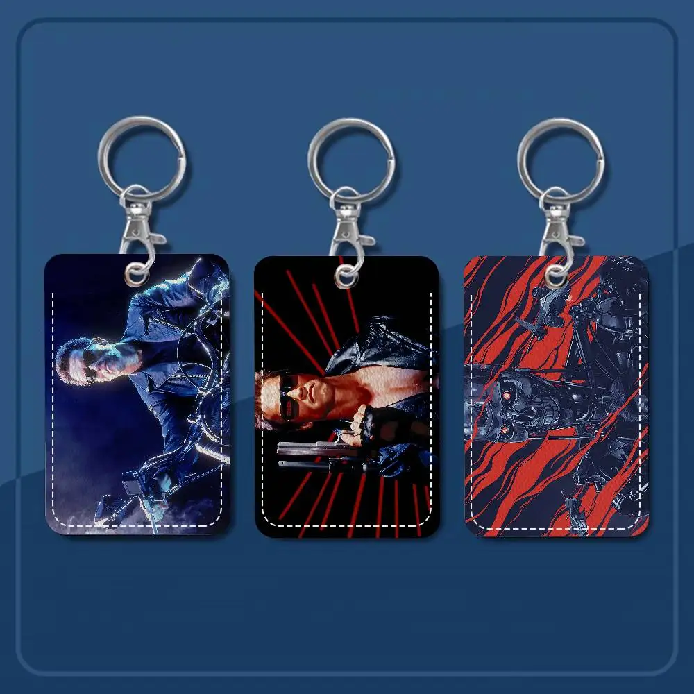 Sci Fi Movie The Terminator Personalised Print Card Holder Suitable For Holder Girls Door Card Case Women Badge Holder Keychain