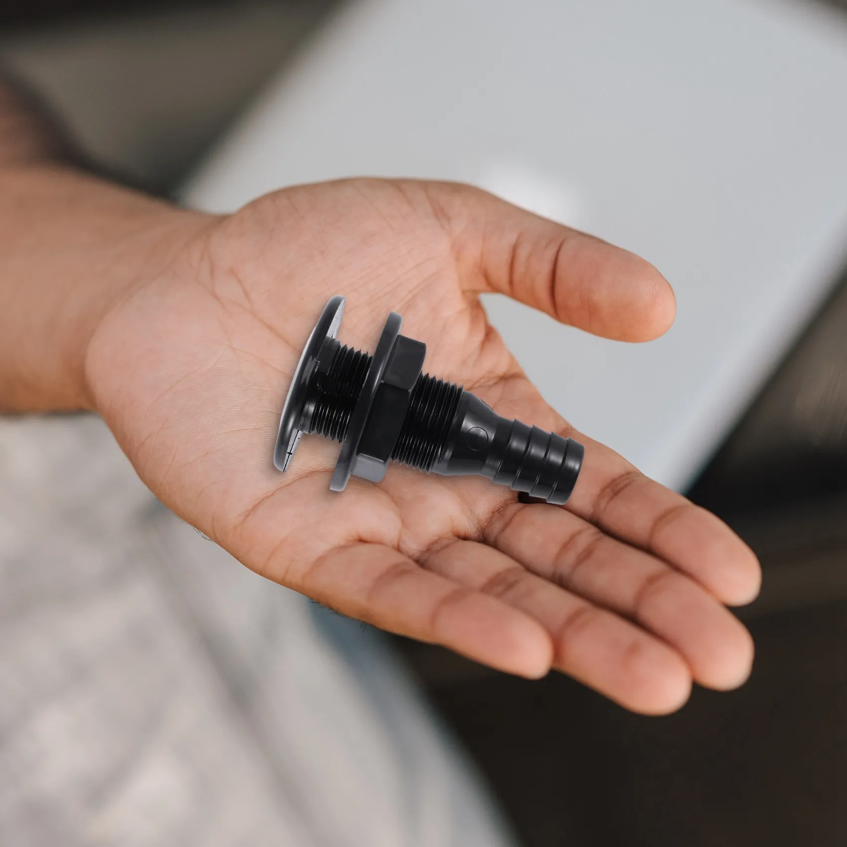 ท่อพลาสติกขนาด3/4นิ้วปั๊มน้ำท้องเรือปั๊มระบายน้ำท่อไอเสียสำหรับเรือยอชท์เรือบรรทุกคนตั้งแคมป์ RV