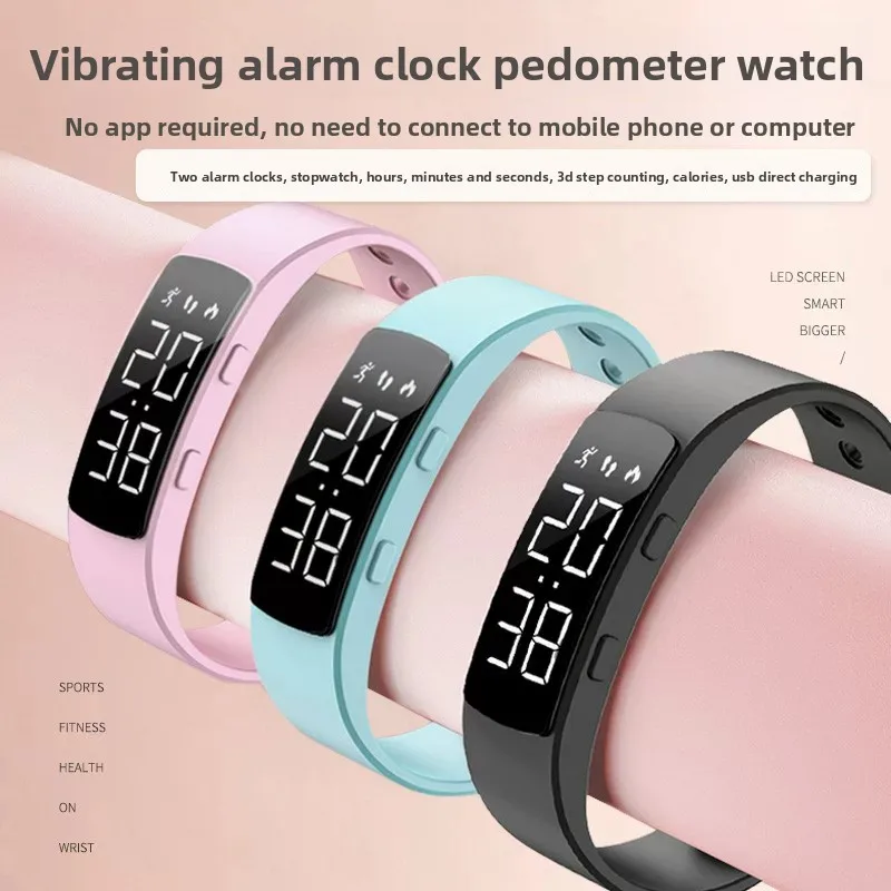 relogio-despertador-com-alarme-de-vibracao-silenciosa-smartwatch-para-criancas-e-adolescentes-monitor-de-atividade-fisica-a-prova-d'Agua-contador-de-passos-cronometro-ajustavel-anti-sono