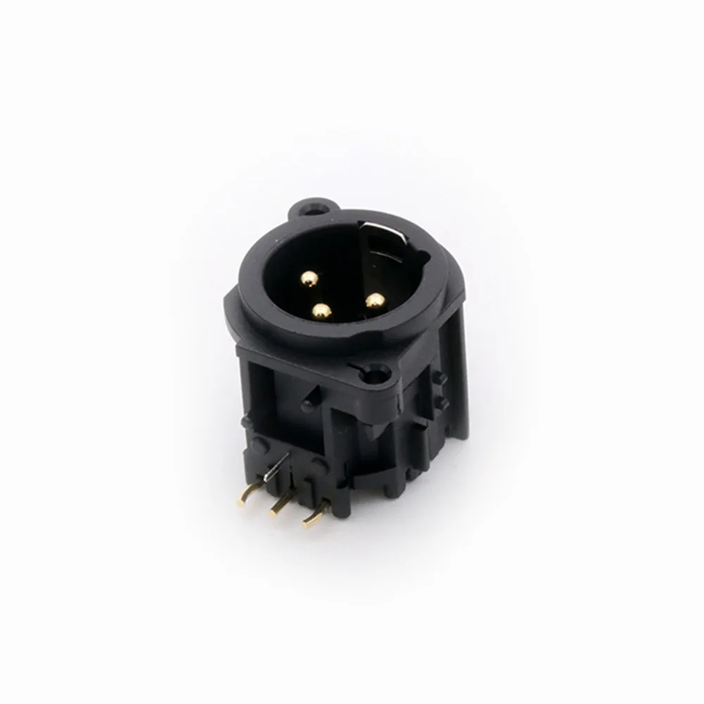 10pcs XLR Plug&Socket  3Pins XLR Male Plug&Female Socket Panel Mount Chassis 3Pins Square Shape XLR Connector Adapter