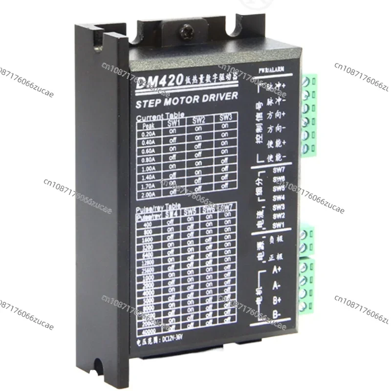 

Times Supergroup Stepping Driver DM420 Controller DC12-36V 200 Fine for Two-Phase Four-Wire Stepping