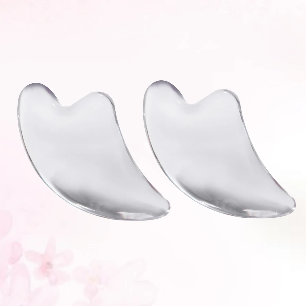 

2 Pcs Facial Massager Scraping Board Tool Beauty Tools Gua Sha Face Scroll Wheel