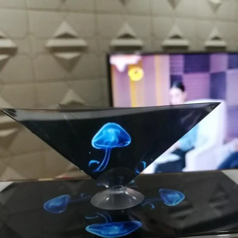 3D Holographic Projection DIY Science Experiment Technology Products Kids Phone 3D Hologram Display Projector Stand Tecnologia