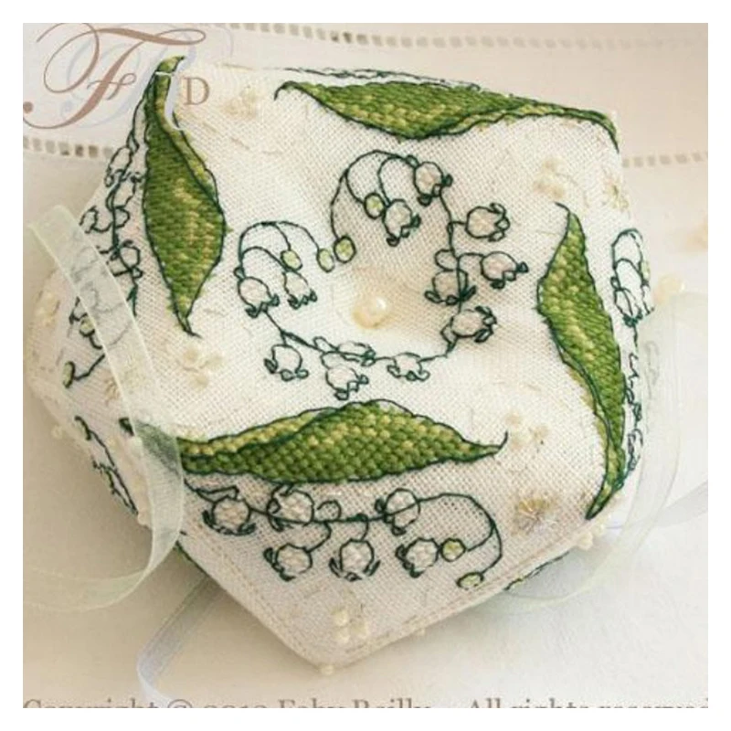 

Набор для вышивки крестом ZC163, наборы для вышивки крестиком, Набор для вышивки, нитки, игла, подушка, Biscornu, вышивка крестиком